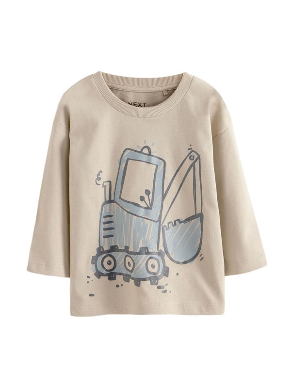 Next Next Majica  bež / mešane barve