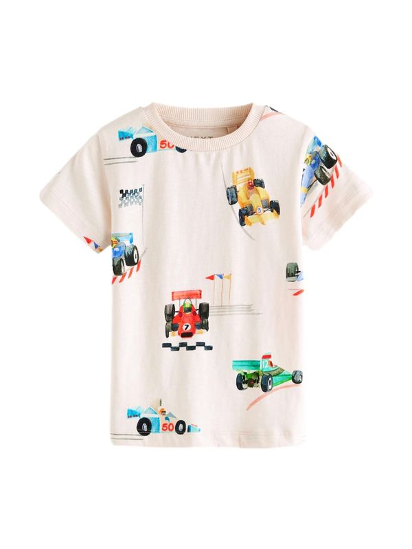 Next Next Majica  bež / modra / rumena / rdeča / črna