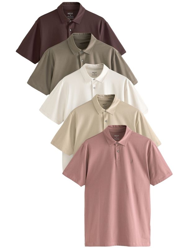 Next Next Majica  bež / nude / ecru / rjava / temno rjava