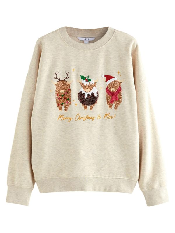 Next Next Majica  bež / temno rjava / zelena / rdeča / bela