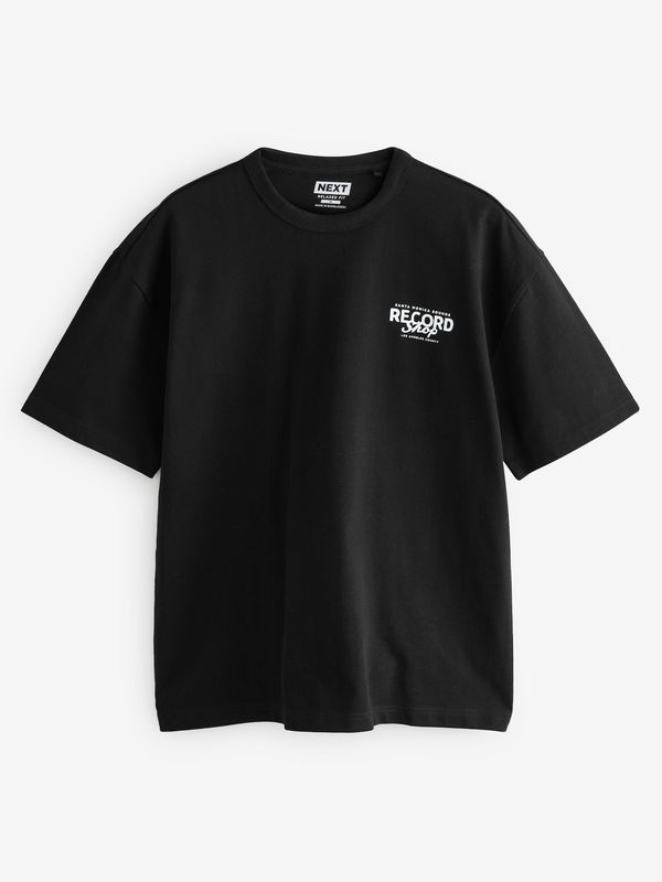 Next Next Majica  črna / bela