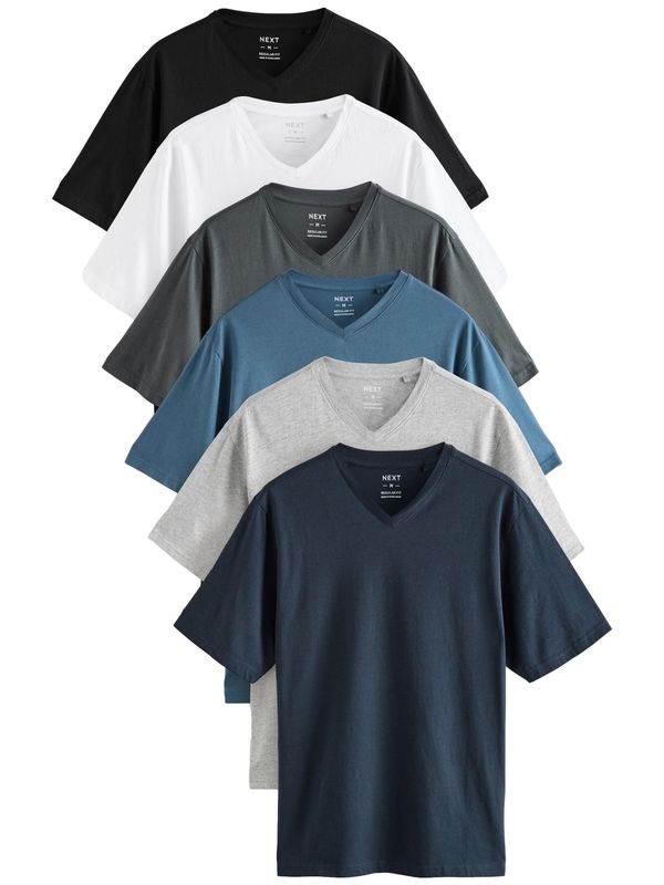 Next Next Majica 'Essential'  mornarska / antracit / svetlo siva / črna / bela