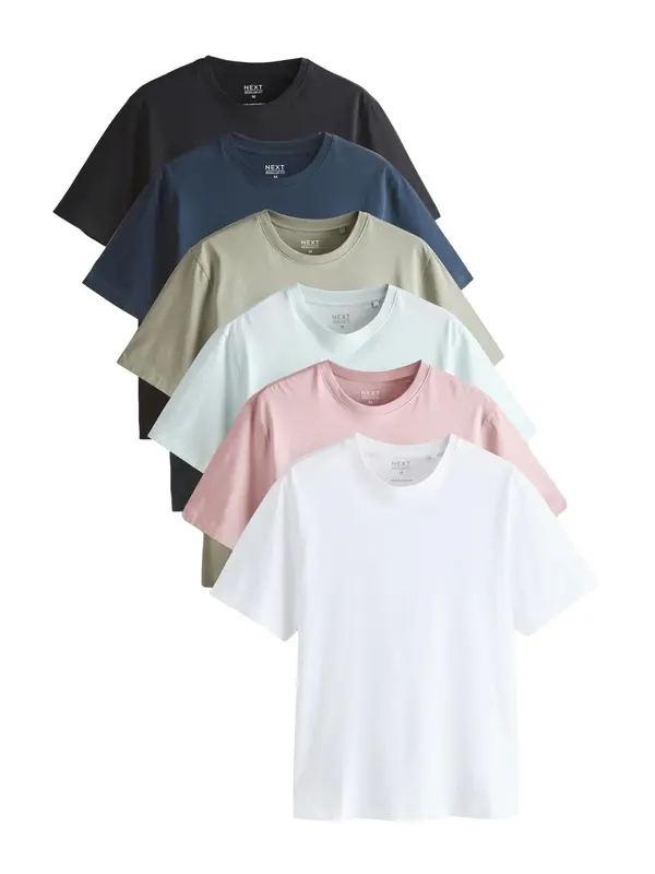 Next Next Majica 'Essential'  svetlo modra / pastelno zelena / roza / črna / bela