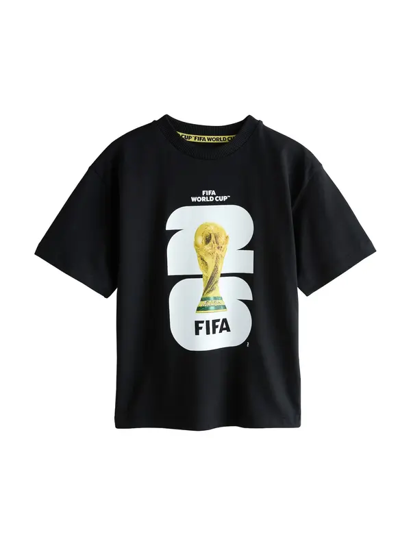 Next Next Majica 'FIFA World Cup'  limona / jelka / črna / bela