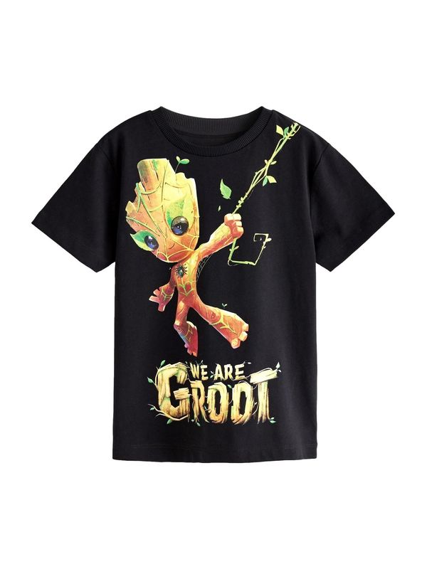 Next Next Majica 'Groot'  rumena / zelena / oranžna / črna