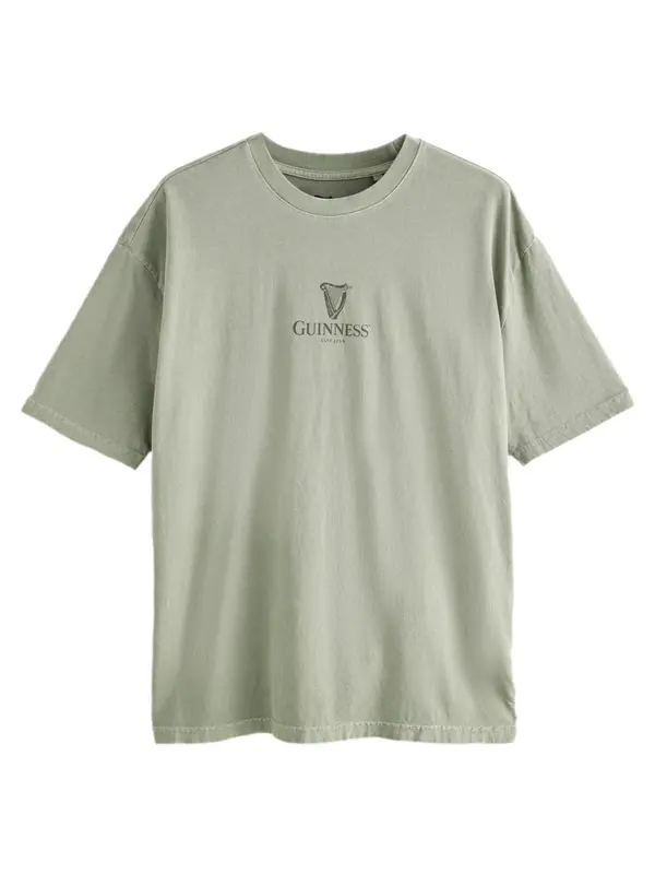Next Next Majica 'Guinnes'  oliva / pastelno zelena