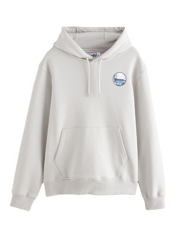 Next Next Majica 'Hokusai'  modra / svetlo siva / rdeča / bela