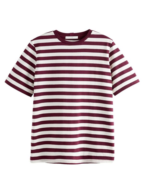 Next Next Majica  jagoda / bela