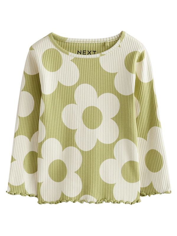 Next Next Majica  kivi / bela