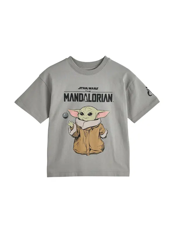 Next Next Majica 'Mandalorian'  mokka / siva / oliva / črna