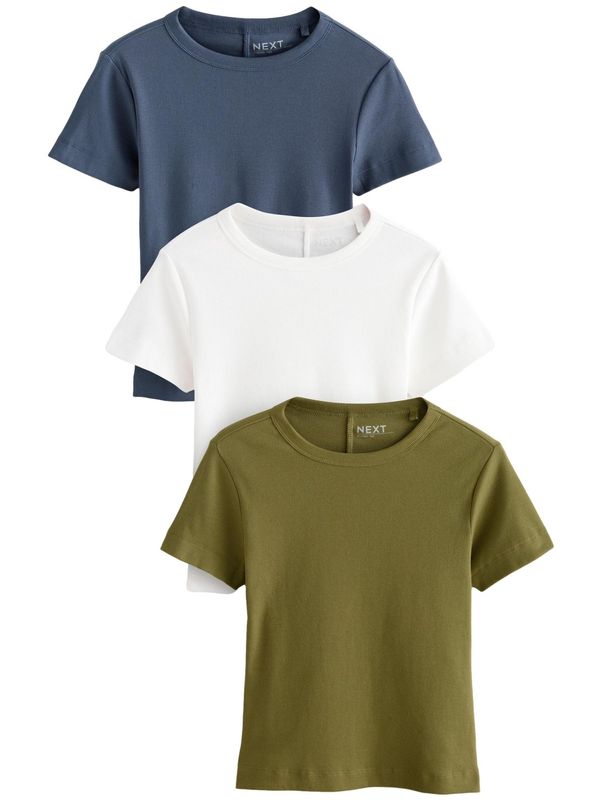 Next Next Majica  marine / oliva / bela