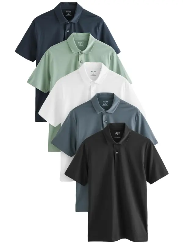 Next Next Majica  marine / pastelno zelena / črna / bela