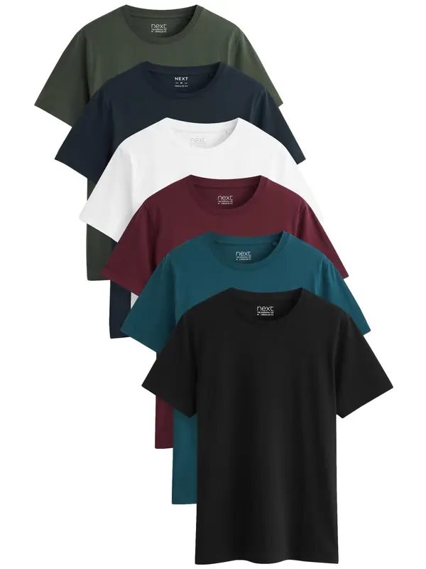 Next Next Majica  marine / temno zelena / vinsko rdeča / črna / bela