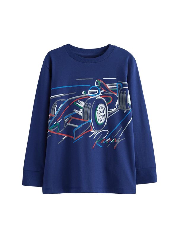 Next Next Majica  marine / zelena / rdeča / bela