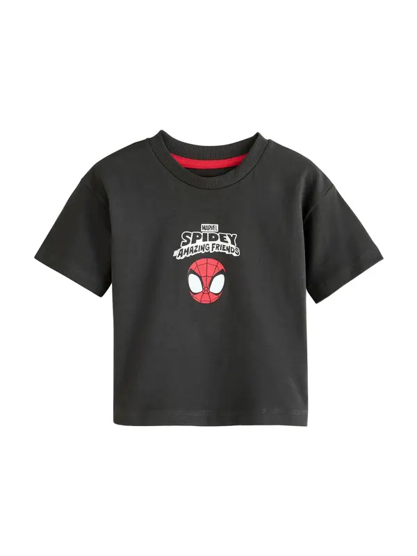 Next Next Majica 'Marvel'  modra / antracit / rdeča / bela
