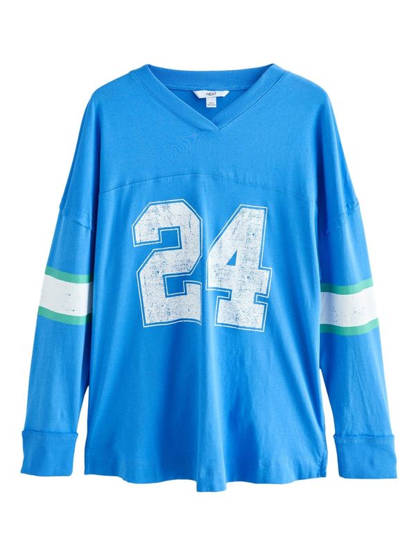 Next Next Majica  modra / bela