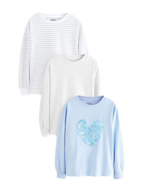 Next Next Majica  modra / bela