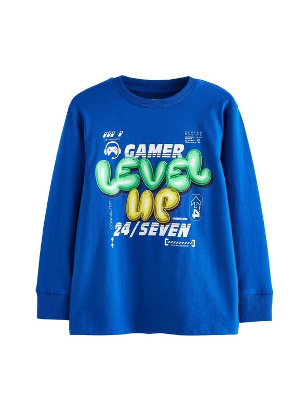 Next Next Majica  modra / rumena / zelena