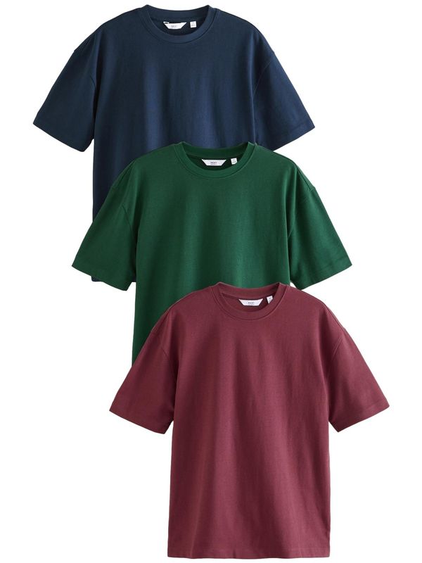 Next Next Majica  modra / zelena / burgund