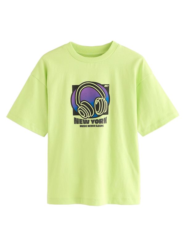 Next Next Majica  modra / zelena / lila / črna