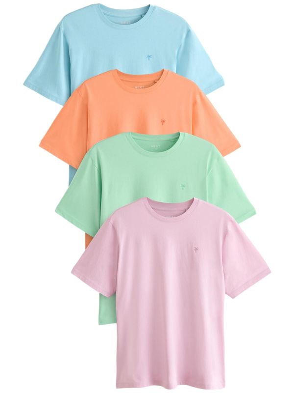 Next Next Majica  modra / zelena / lila / oranžna