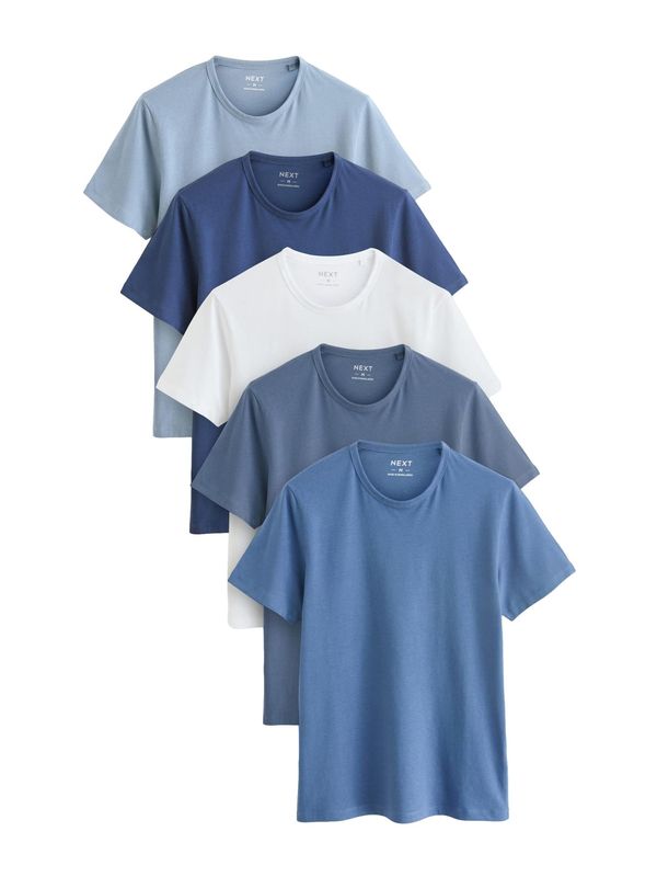 Next Next Majica  mornarska / dimno modra / opal / svetlo modra / bela