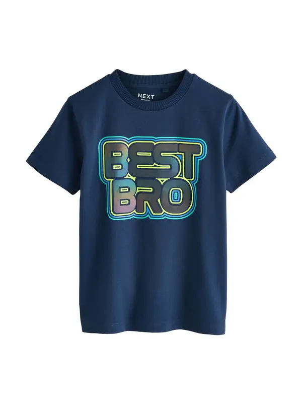 Next Next Majica  mornarska / kraljevo modra / rumena / antracit