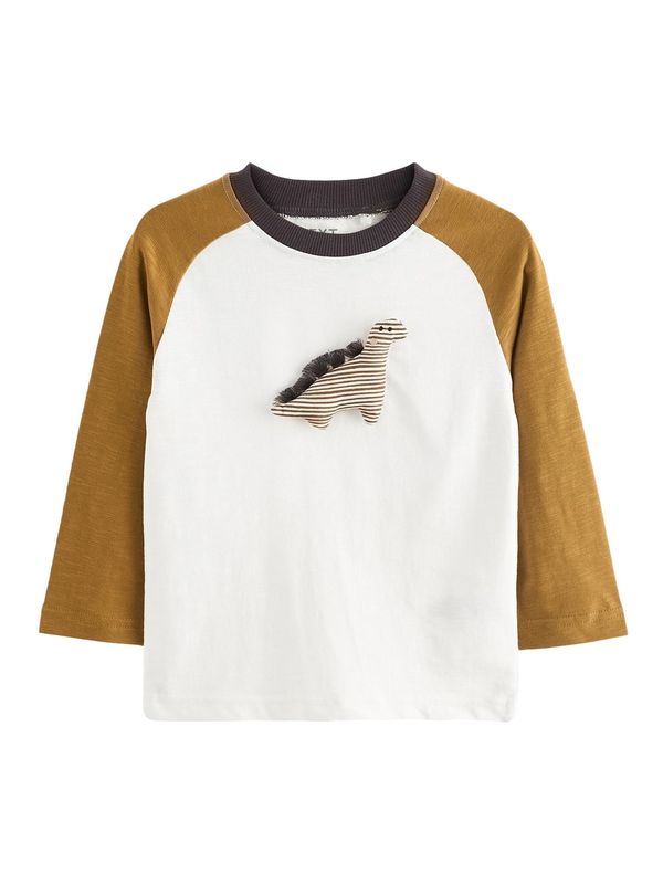 Next Next Majica  oker / off-bela