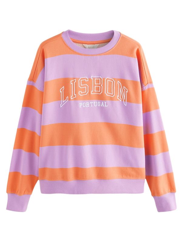 Next Next Majica  oranžna / roza / bela