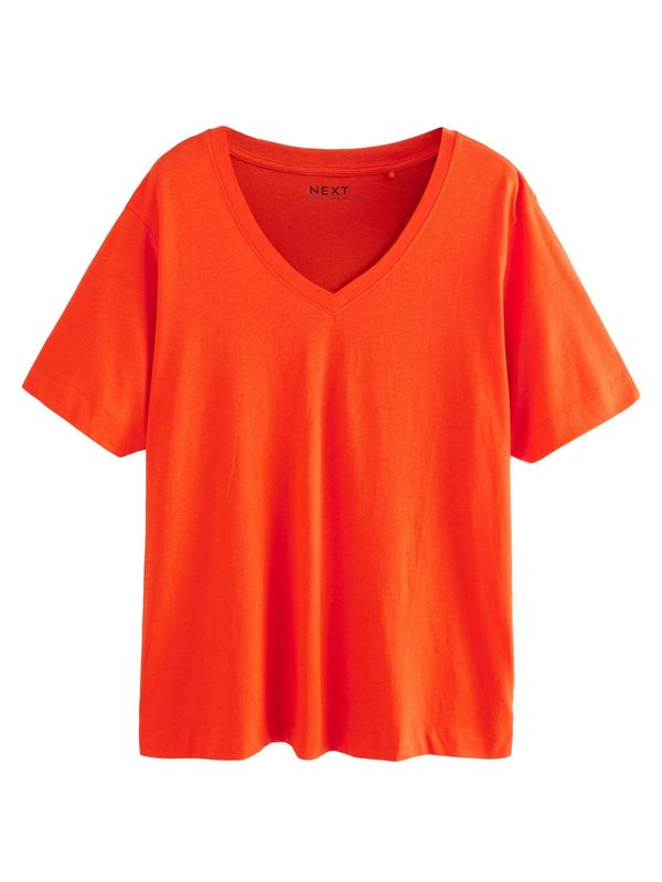 Next Next Majica  oranžno rdeča
