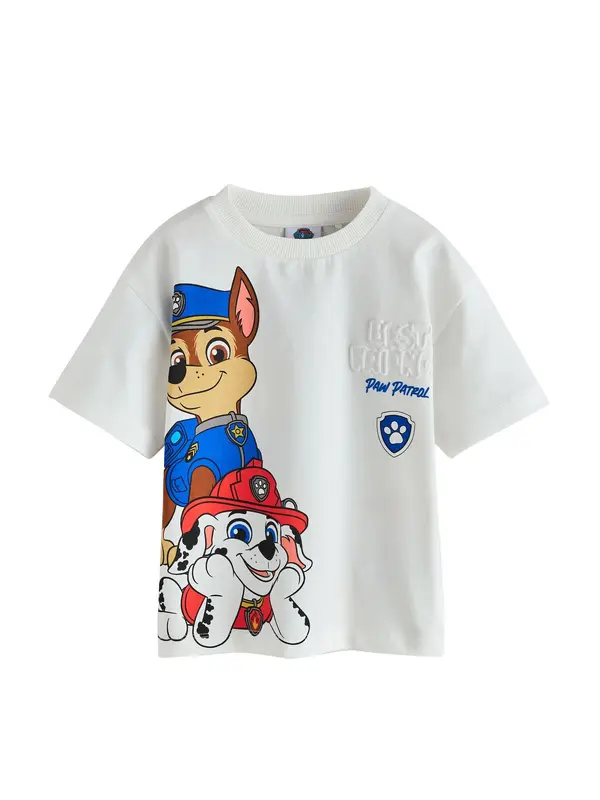 Next Next Majica 'Paw Patrol'  modra / rjava / rdeča / bela