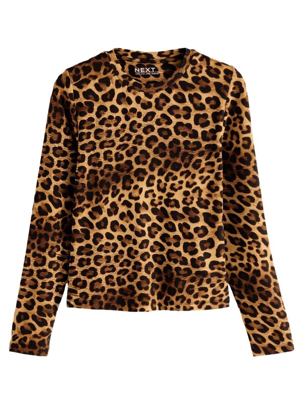 Next Next Majica  pikčasto rjava