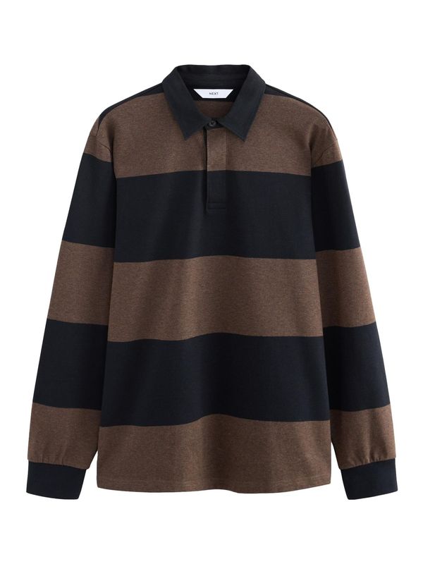 Next Next Majica  progasto bež / črna