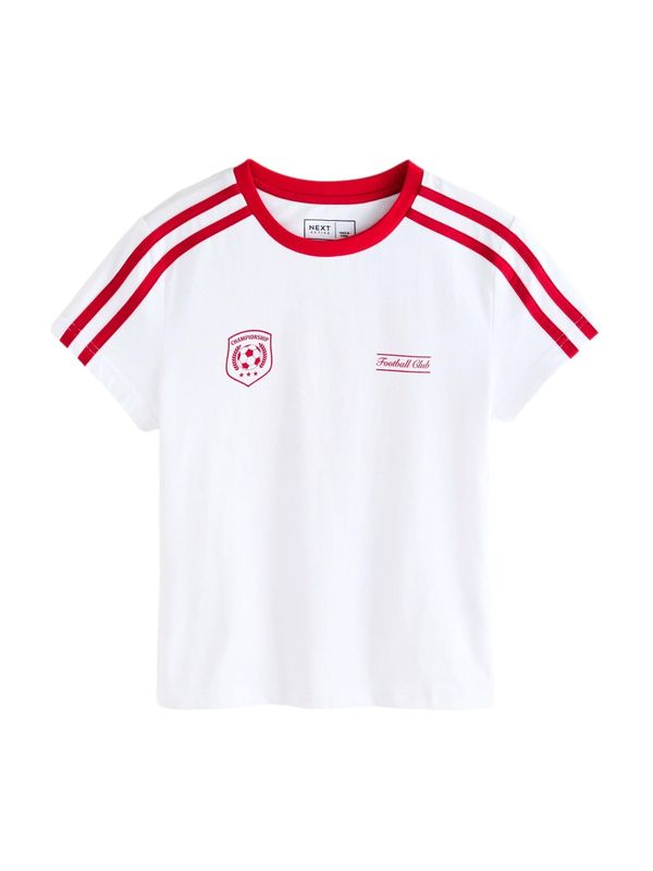 Next Next Majica  rdeča / bela