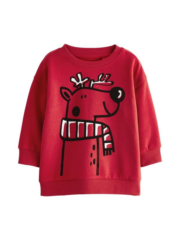 Next Next Majica  rdeča / črna / bela