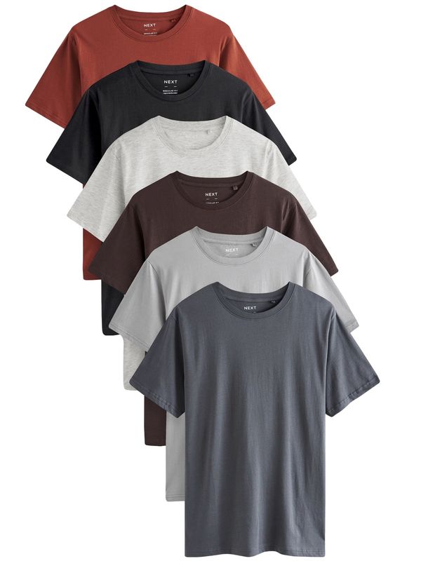Next Next Majica  rjava / siva / rdeča / črna