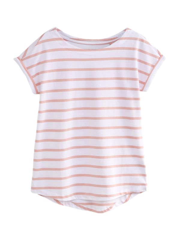 Next Next Majica  roza / bela