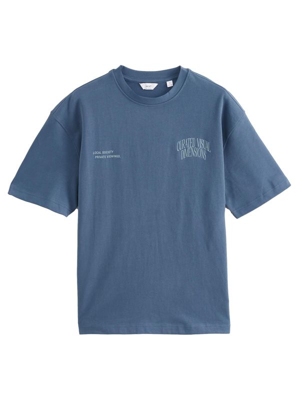 Next Next Majica  safir / svetlo modra