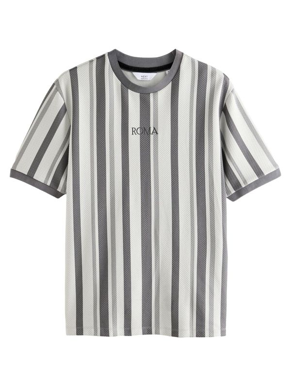 Next Next Majica  siva / kamen / off-bela