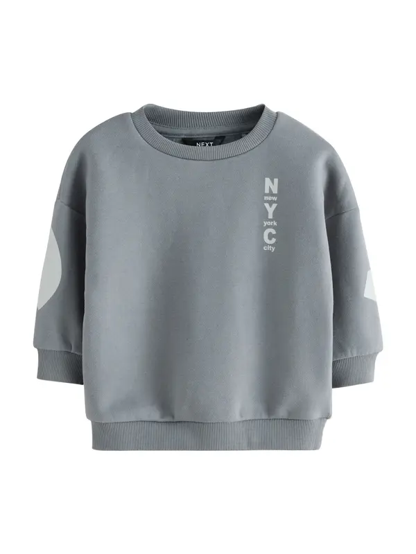 Next Next Majica  siva / svetlo siva