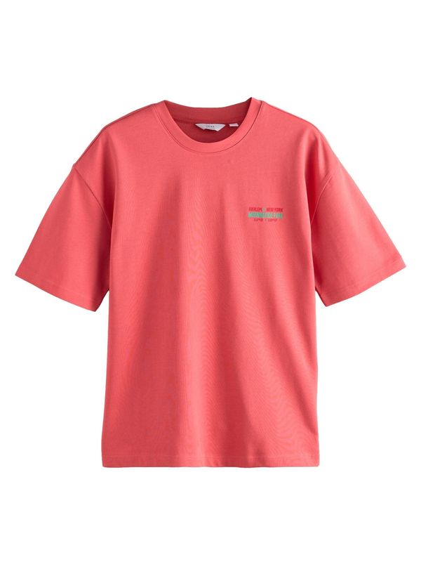 Next Next Majica  smaragd / malina / temno rdeča