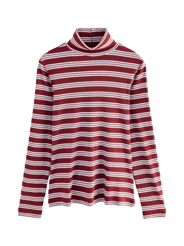 Next Next Majica  svetlo modra / burgund / bela