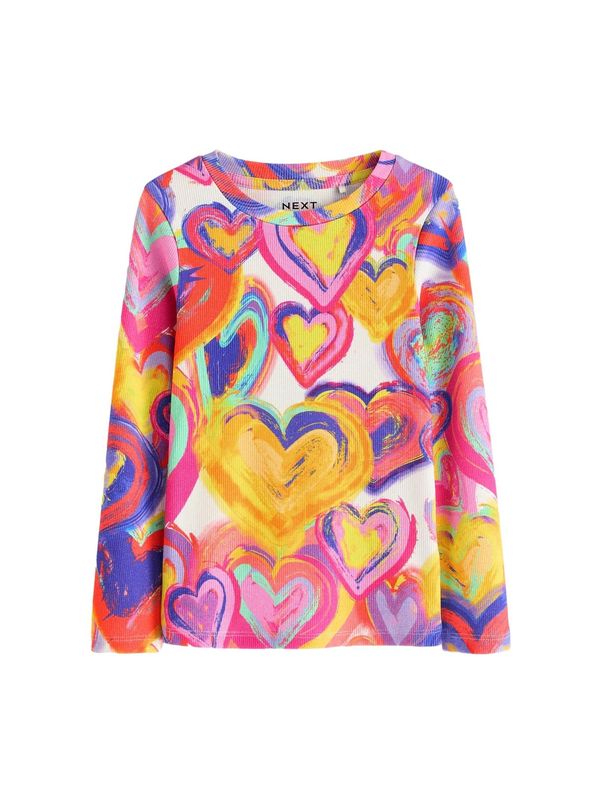 Next Next Majica  svetlo modra / rumena / roza / bela