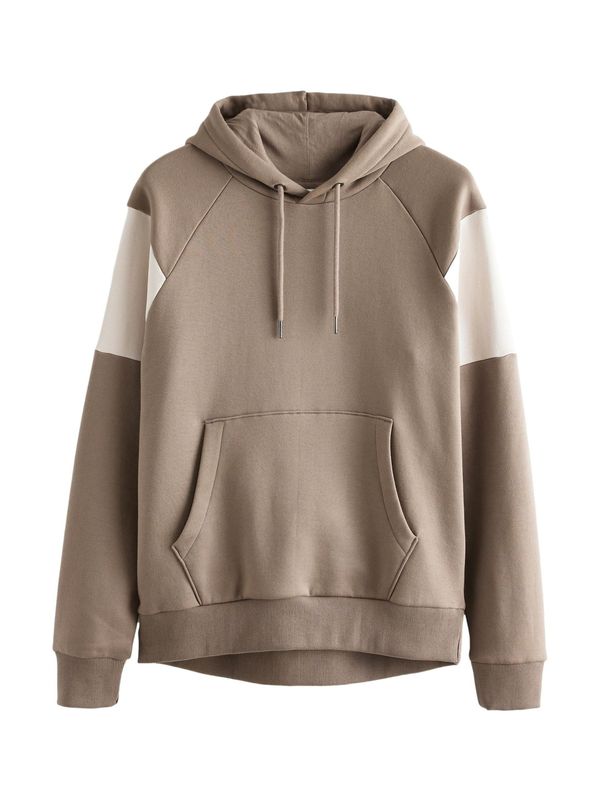 Next Next Majica  temno bež / bela