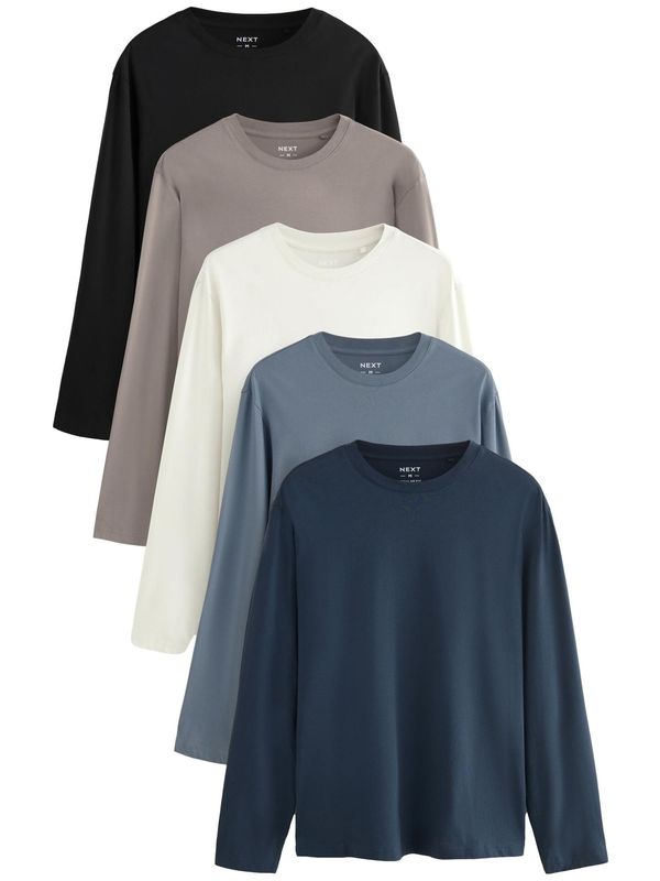 Next Next Majica  temno bež / safir / črna / bela