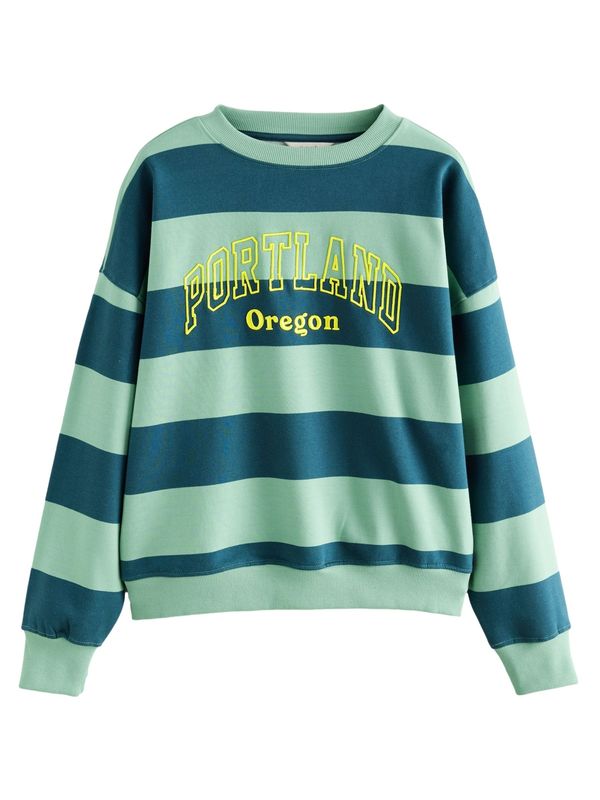 Next Next Majica  temno modra / neonsko rumena / meta