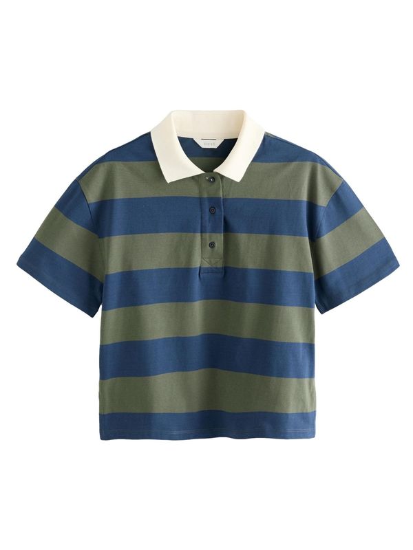 Next Next Majica  temno modra / zelena / bela