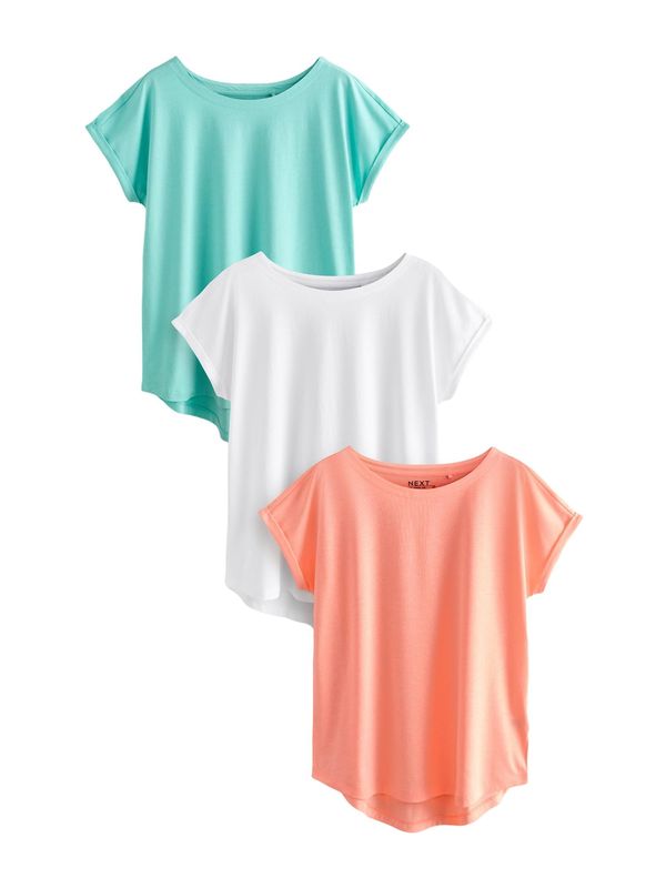 Next Next Majica  voda / marelica / bela