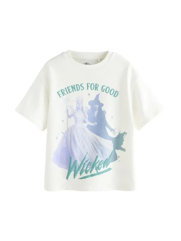 Next Next Majica 'Wicked'  indigo / petrol / sivka / naravno bela