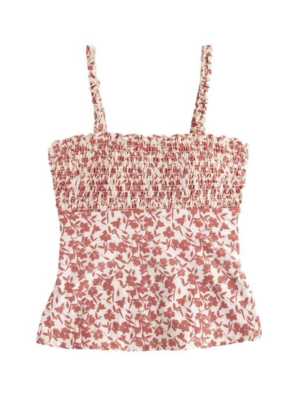 Next Next Majica za kopanje brez rokavov  staro roza / bela